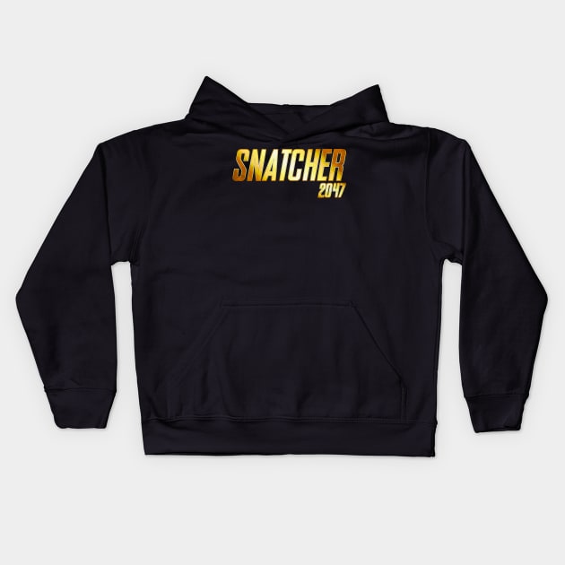 Snatcher 2047 Logo Kids Hoodie by Super Retro City